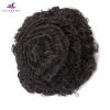 New Product Afro Toupee For Black Men , Man Hair Patch Weave Unit Toupee For Men, Afro Wave 10mm Black Mens Toupee