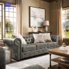 New Products Leather Couch Furniture Living Room Leather Sofa Office 3 Seater Chesterfield Sofa