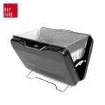 New style foldable outdoor bbq portable grilling table suitcase bbq grill charcoal