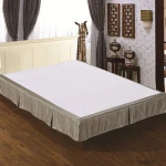 new style wholesale high quality 5 star hotel colorful bed skirt bed covers