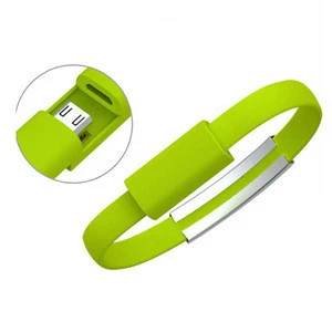 new trending usb cable bracelet data charging micro usb cable for android smartphone