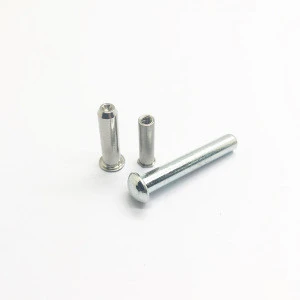 Nickel plated brass hollow rivets/tubular rivets for garments/shoes/luggages/other
