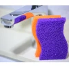 No odor smells silicone dishwashing scrubber durable silicone sponge for kitchen