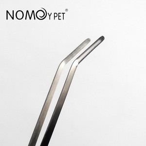 NOMOY PET WholesaleStainless steel 27cm tweezer NZ-11 Elbow