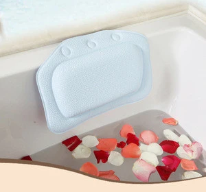 Non-Slip Waterproof Ultra Soft PVC Foam Spa Bathroom Bathtub Bath Pillow