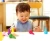 Import Non-toxic finger eco-friendly wax crayon cute stackable baby building block crayon from China