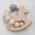 Import Non-Toxic Wooden Teething Toy Silicone Beads Baby Teether from China