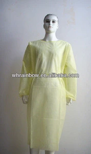 non woven medical isolation gown for hospital
