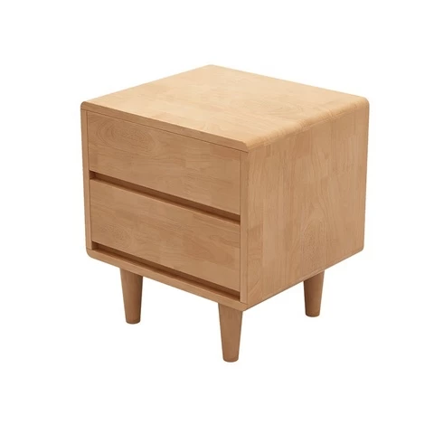 Nordic solid wood bedside cabinet modern minimalist bedside cabinet bedroom storage side cabinet custom furniture