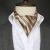 novelty design formal square business ascot tie cravat for adults