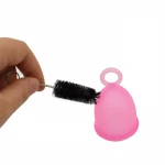 Nylon Menstruation Copa Menstrual Cup Clean Brush