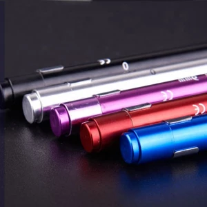 OEM  Aluminum Alloy Portable Flashlight Torch Medical First Aid Penlight Doctor tool TOPEAST