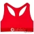 Import OEM Custom color extremely fit sports bra hyper cooling spandex fabric logo printed crop top many patterns blank sports bras sale from China