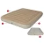 Import OEM Durable PVC Flocked Portable Inflatable Air Bed Mattress with Pump from China