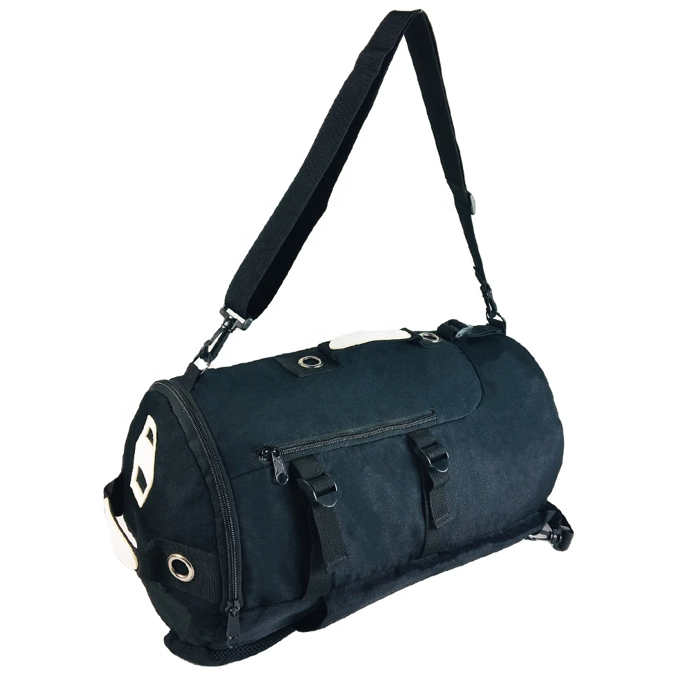 OEM ODM Manufacturers Custom Polyester Waterproof Travel Sport Zipper Luggage Tote Duffle Bag Round backpack boy