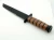 Import OEM stainless steel fixed blade survival knife with leather handle from China