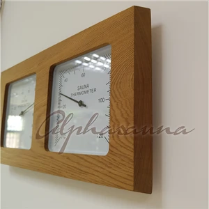 OEM&ODM Service Solid wood sauna thermometer and hygrometer