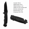 Outdoor Camping Engraved Metal Pocket Folding Knife Utility Survival Army Craft Knives With SpeedSafe Openning