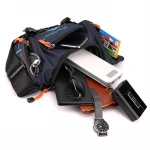 Outdoor leisure cool waterproof fashion sports men's lightweight crossbody and waist bag