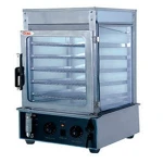 OUTE China Supplier Counter Top Electric Glass Food Warmer Display Showcase