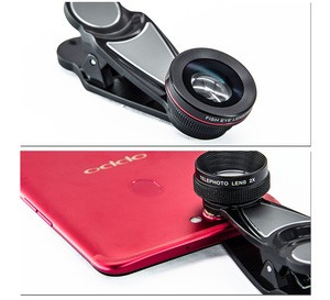 Pandora Magic Mobile Phone External Camera Lens 15x Macro 0.63 Wide Angle 198 Degree Fisheye... 6 in 1 Lens Kit
