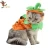 Import Party Halloween Pet Pumpkin Cosplay Small Dog Velvet Costumes Accessories Clothes from China