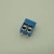 Import PCB wire connector 3.5mm blue plastic brass screw terminal from China