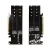 Import Pcie 16X Extender Adapter 1 To 4 Pci-Express Slot Nvme Pcie Adapter Express card To Pcie X16 Adapter from China