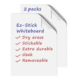 Peel And Stick Removable Dry Erase White Board Paper Cling Self Adhesive Magnetic Whiteboard Sticker