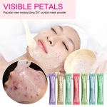 Peel off face mask SPA Pore Cleansing Peel-off Rubbe Face Anti Aging Rose Collagen Hydrojelly  hydro jelly mask powder