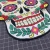 Import Personalized creative skull face embroidery patch clothing  fashion kids cartoon clothing accessories computer processing from China