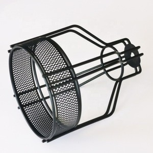 Pierced design  Loft Retro Metal Wire Cage Bulb Guard Light Shades Pendant Cover Shades