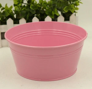 Pink Large Top Flower Pot Tray