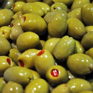 Pitted Green Olives for sale