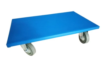 plastic trolley for warehouse with 4 wheels universal moving hand trolley wood plant dolly mover dolly moving dolly