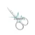 Import Point Nail Scissors Silver Color Satin Finish Manicure Scissors Stainless Steel Mini Scissors 3.5" By ZaBeel Industries from Pakistan