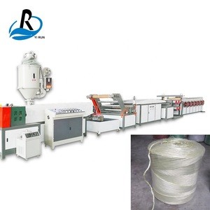 polypropylene fibrillated raffia yarn extrusion machine/ pp  extruder for baler twine