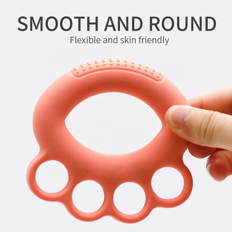 Pop Silicon Ring Portable Finger Stretcher Exercises Strength Training Gripper Silicone Hand Grip Strengthener