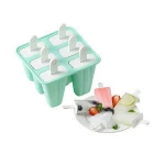 Popsicle Mould Popsicle Maker Popsicle Molds 6 Pieces Silicone Ice Pop Molds Ice Cream Tool