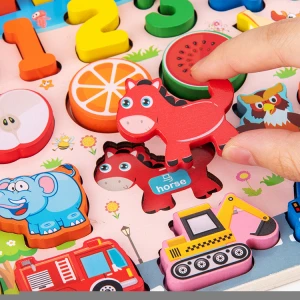 Popular Magnetic Fishing toy Logarithmic Board hot sale Childrens Educational Toys