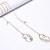 Import Popular Personality Creative Fashion Trend, Gold Non-Slip Adjustable Glasses Chain With Face Pendant from China