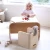 Popular wooden indoor playing studying kids convertible table and chairs for kids furniture set