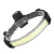 Import Portable ABS Plastic head lamp, waterproof led head torch Pocket ABS Plastic COB headlamp from China