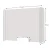 Import Portable acrylic plexiglass sneeze guard shield for counter cashier protection sneeze guard for desk and countertops from China