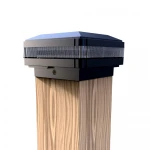 Post Solar Light Solar Rechargeable 2021 New Solar Garden Fence Deck Light Outdoor LED Post Light
