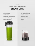 Powerful Compact size smoothie commercial  beauty  portable blender appliances kitchen home