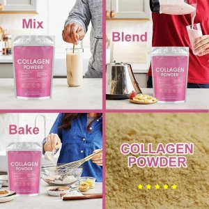 Private Label Collagen Powder Skin Whitening Supports Hair Skin Nails Dietary Supplement