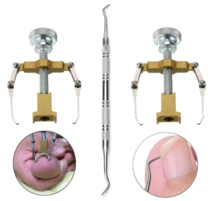 Professional Ingrown Toenail Thick Parochial Correction Tool Pedicure Manicure Nail Nipper Silver Gold Tool Kit HA01753