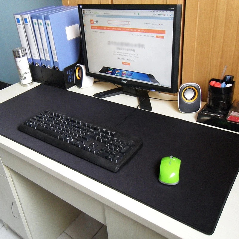 Professional speed polyester black mouse pad Free sample natural tree rubber  blank mouse pad roll material
