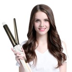 Professional Titanium Ceramic Curly Irons Magic 1.5 inch Wave Curlers Wand Hair Curler Rotating Curling Iron